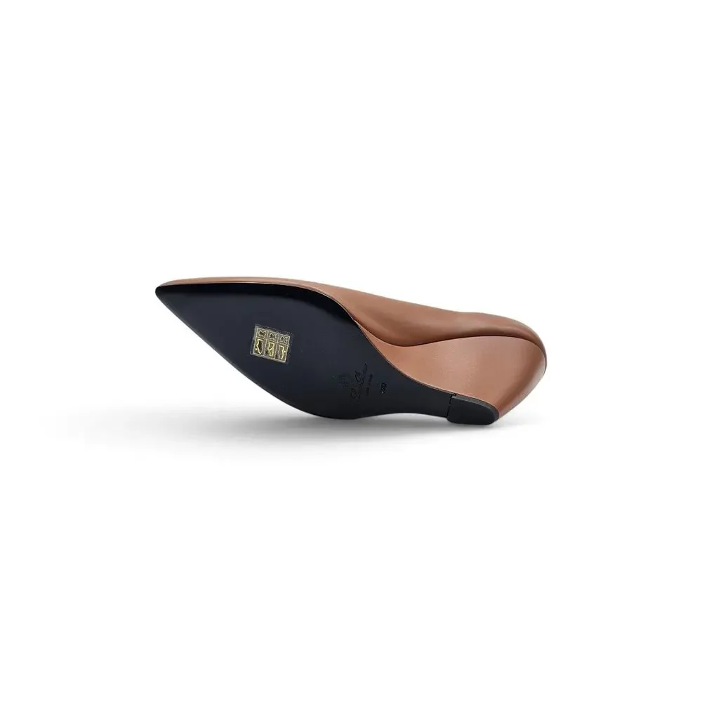 Loro Piana Viola High Wedge Pumps Cedar Bronze Leather EU 39 US 9 - NWOB $1375